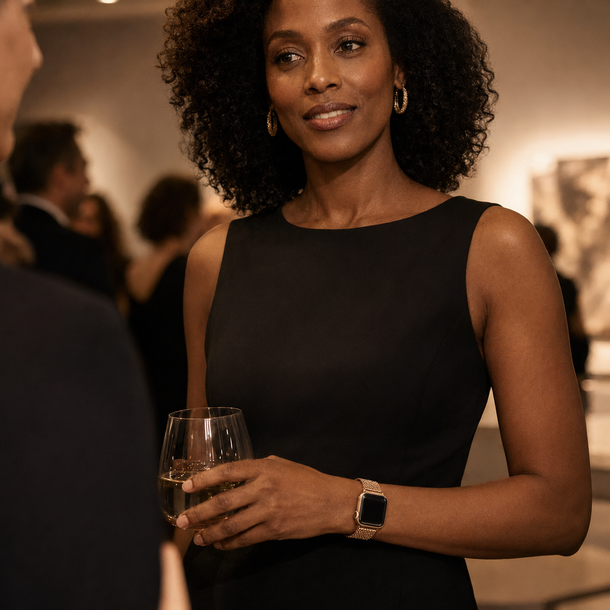 Woven Steel Watch Strap with Magnetic Clasp – Adjustable Metal Band for Apple Watch 38mm–49mm
