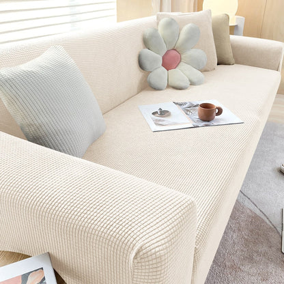 Stretch Sofa Slipcover with Non-Slip Grip – Furniture Protector for Living Room Couch | Fits 1-4 Seater Sofas | Pet & Stain Resistant