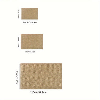 Indoor Outdoor Entry Mat with Rubber Backing | Non-Slip Floor Runner for Entryway, Hallway, Kitchen | Machine Washable Moisture Barrier