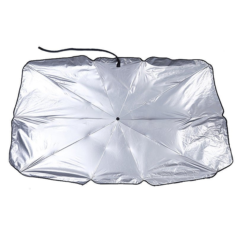 Automotive Windshield Parasol for Interior Temperature Control & Dashboard Protection in Sedans, SUVs, Trucks | Foldable Reflective Car Shad