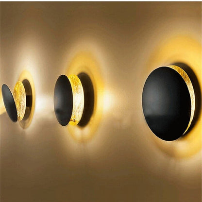 Crescent Moon Wall Sconce – Ambient LED Light Fixture for Living Room, Bedroom & Hallway – Modern Minimalist Design with Soft Warm Glow