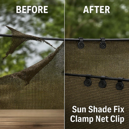 Outdoor Canopy Fastener Clips for Awnings, Tarps & Shade Sails – Heavy-Duty Weather-Proof Clamp Set for Patio, Deck & Garden
