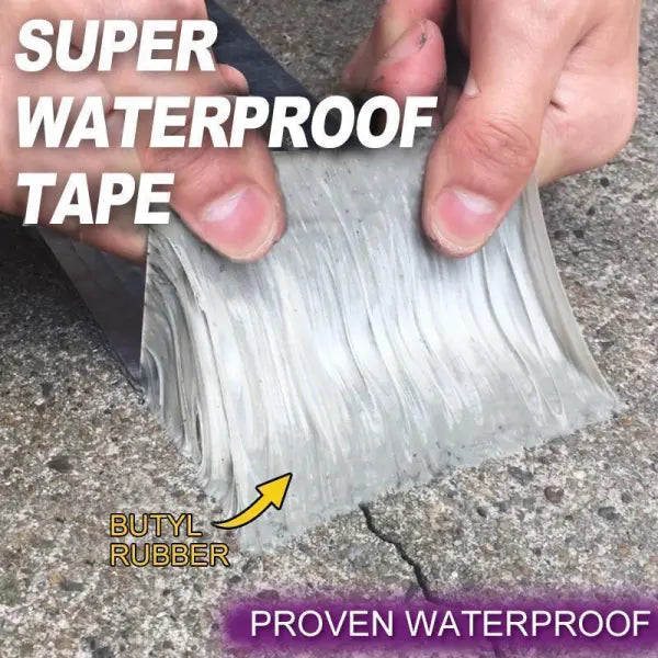 Heavy-Duty Aluminum Foil Leak Repair Tape – Butyl Rubber Self-Adhesive Seal for Roofs, Gutters, Pipes & RVs – Waterproof & Heat-Resistant