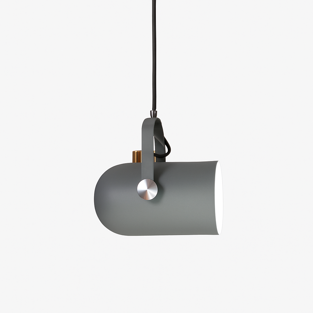 Colorful Aluminum Pendant Light with Adjustable Cord for Kitchen, Bedroom & Dining Room