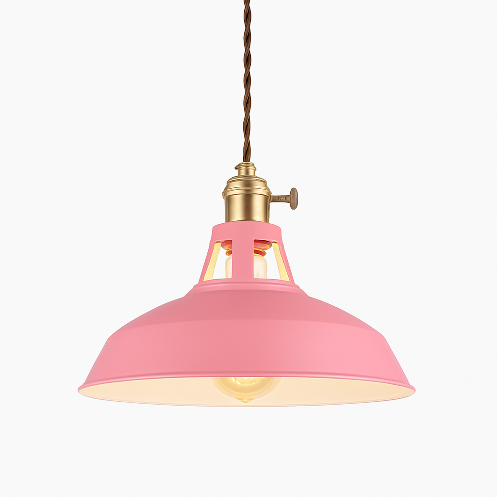 Hanging Ceiling Fixture with 39 in Adjustable Suspension E27 Metal Shade for Kitchen Island Dining Room Modern Drop Light