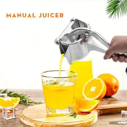 Manual Citrus Press – Portable Hand-Crank Juicer for Lemons, Limes, Oranges – Fresh Juice Extractor for Home, Travel & Outdoor Use