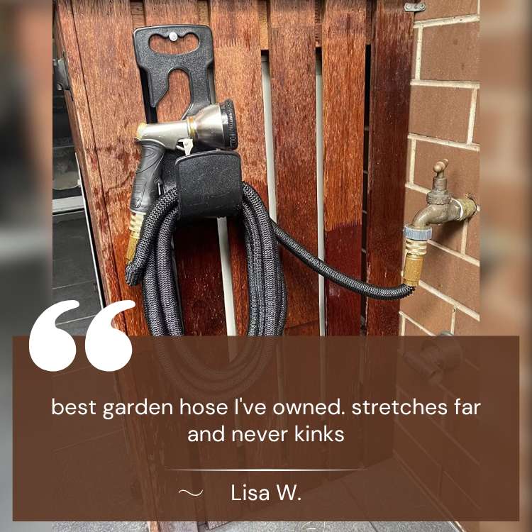 Expandable Water Hose 100 ft Self-Draining Flexible Tubing for Lawn Watering Car Wash Patio Cleaning No-Kink Garden Hose with Reinforced