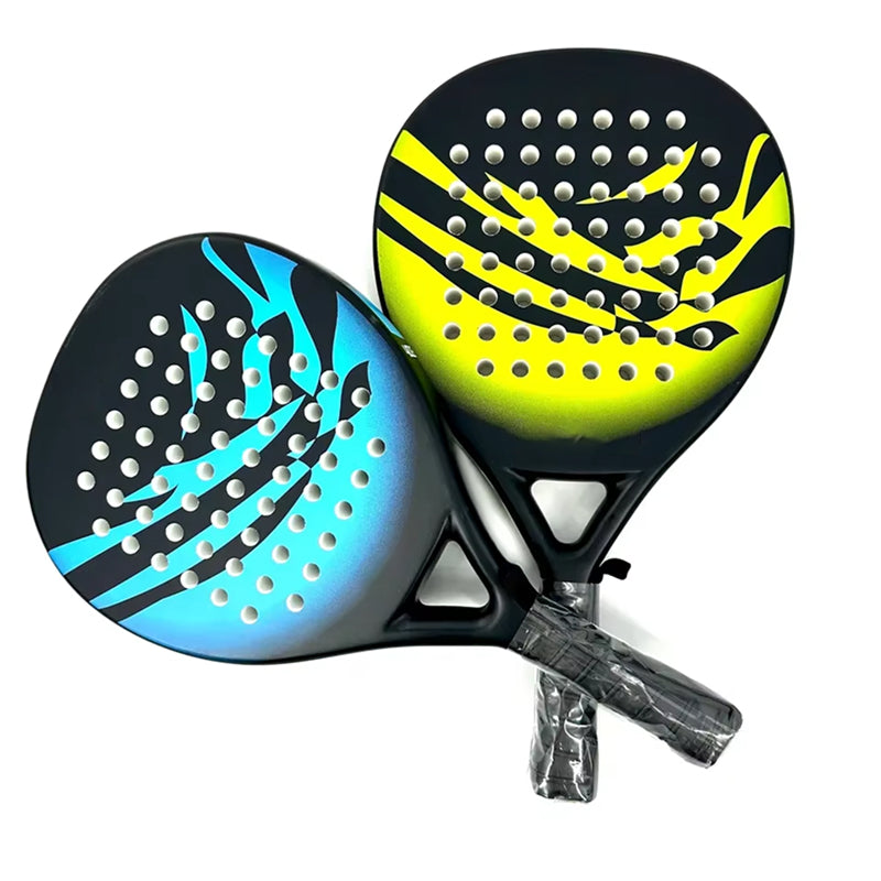 Carbon Fiber Padel Racket – Lightweight 12.9 oz with EVA Foam Core & Ergonomic Grip for New Players