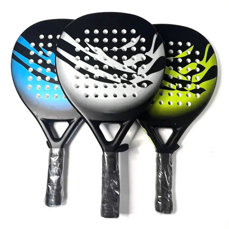 Carbon Fiber Padel Racket – Lightweight 12.9 oz with EVA Foam Core & Ergonomic Grip for New Players