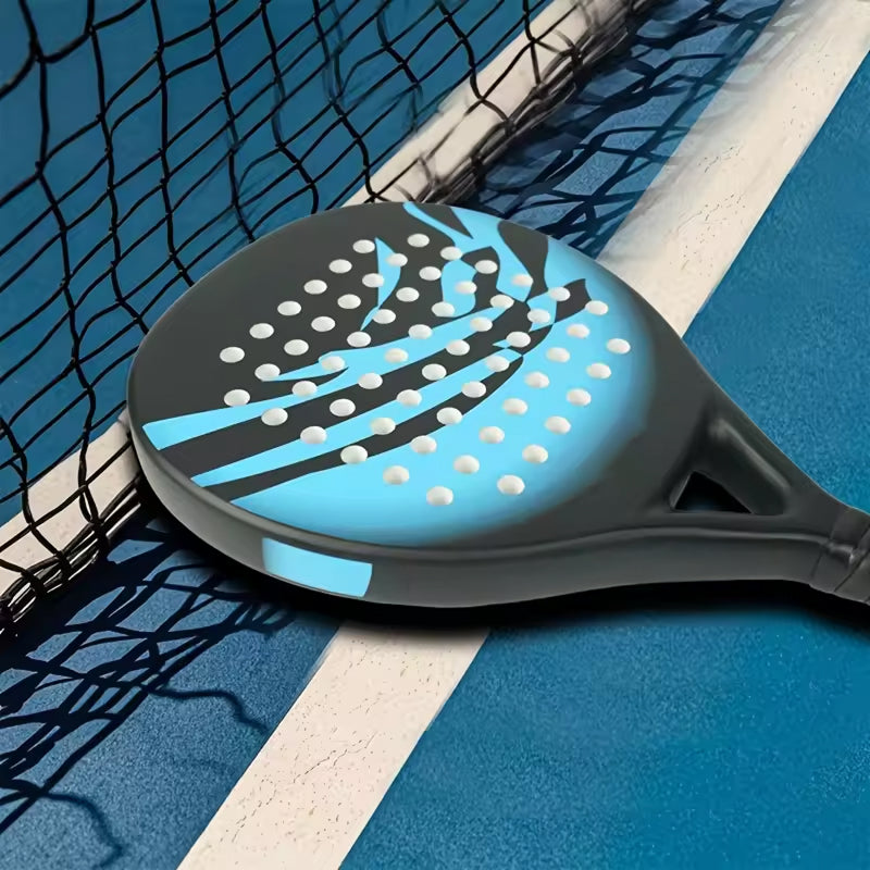Carbon Fiber Padel Racket for Beginners – EVA Foam Core, Lightweight 13 oz Design, Non-Slip Handle for Easy Control & Comfort