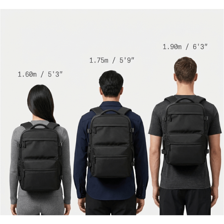Travel Backpack with Vacuum Compression – Fits Airline Personal Item
