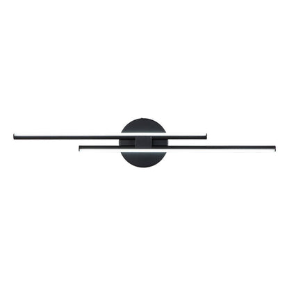 Linear LED Flush Mount Ceiling Light 24 in Metal Strip Fixture Cool White 6000K for Kitchen Office Bathroom Modern Task Lighting