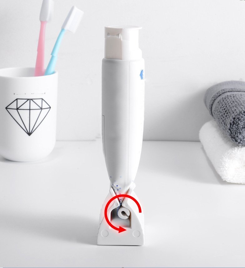 Dual-Roller Tube Wringer for Paste & Cream Products – Zero-Waste Dispenser Tool for Bathroom & Vanity Organization – 2-Pack Set