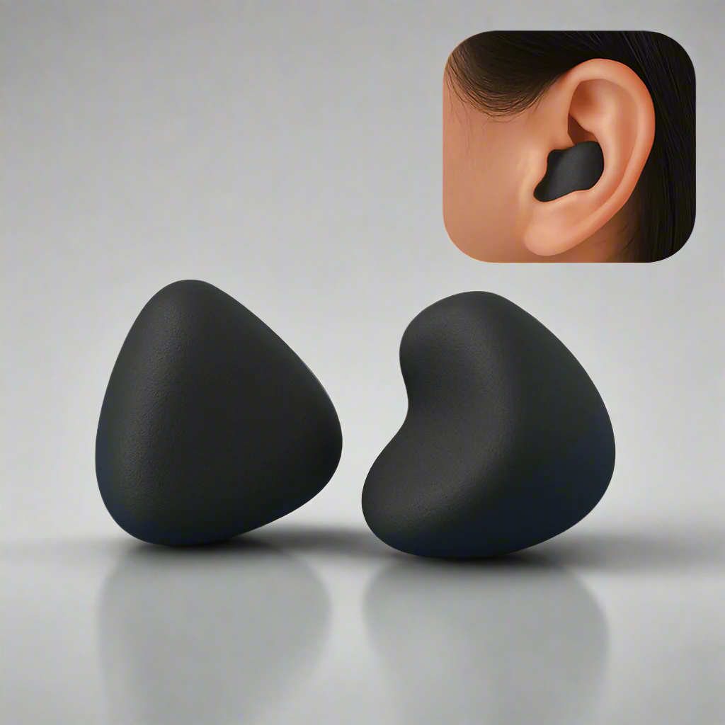 Moldable Silicone Ear Plugs for Restful Sleep – Reusable Noise Reduction Earbuds for Travel, Studying & Side Sleepers