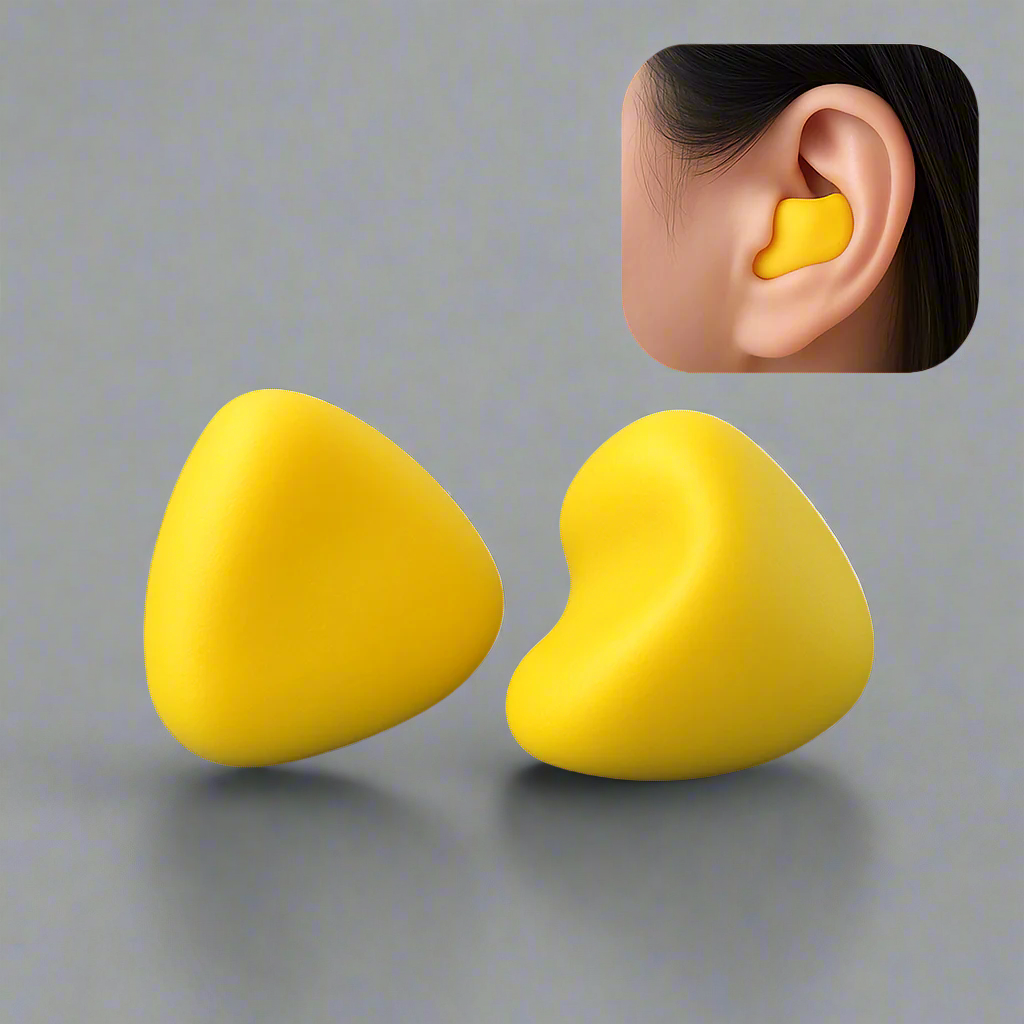 Moldable Silicone Ear Plugs for Restful Sleep – Reusable Noise Reduction Earbuds for Travel, Studying & Side Sleepers