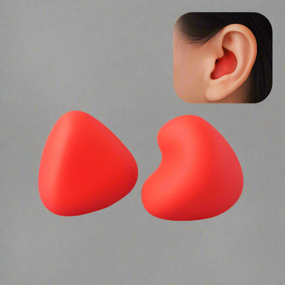 Moldable Silicone Ear Plugs for Sleeping – Reusable Noise Blocking Sleep Earplugs for Side Sleepers, Travel & Snoring