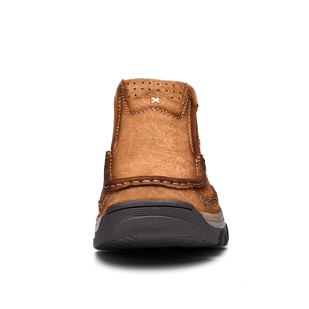 Leather High-Top Ankle Boot Orthopedic Arch Support Walking Sneakers for Men & Women | Posture Correcting Slip-On Athletic Footwear