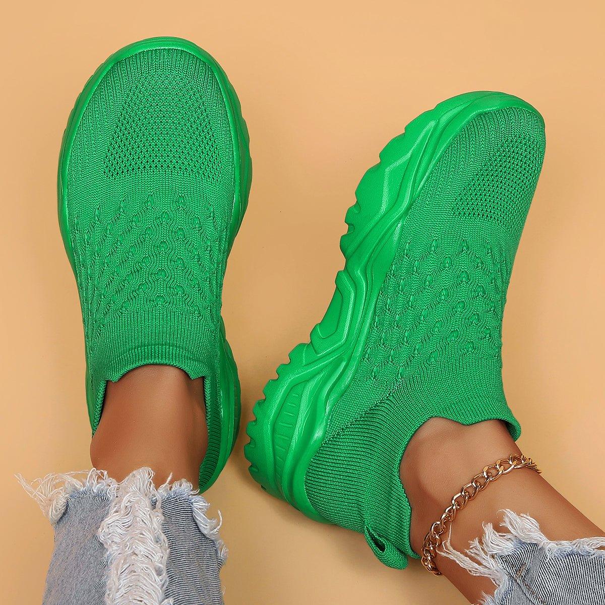 Lightweight Orthopedic Slip-On Sneakers Women's Cushioned Walking Shoes for Everyday Wear Breathable Canvas Footwear