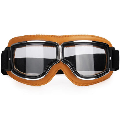 Over-Prescription-Glasses Protective Eyewear with Shatterproof Lenses & Adjustable Strap for Motorcycle Riding, Cycling, Outdoor Sports