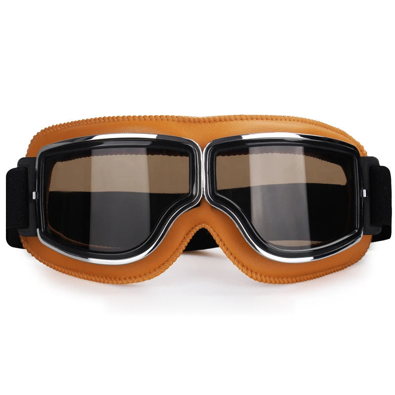 Over-Prescription-Glasses Protective Eyewear with Shatterproof Lenses & Adjustable Strap for Motorcycle Riding, Cycling, Outdoor Sports