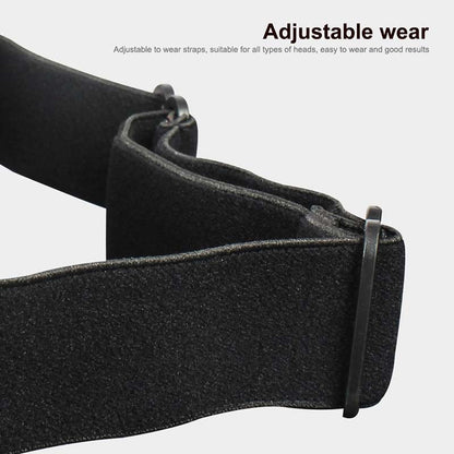 Over-Prescription-Glasses Protective Eyewear with Shatterproof Lenses & Adjustable Strap for Motorcycle Riding, Cycling, Outdoor Sports