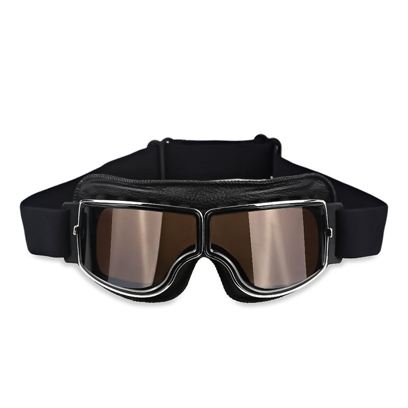 Over-Prescription-Glasses Protective Eyewear with Shatterproof Lenses & Adjustable Strap for Motorcycle Riding, Cycling, Outdoor Sports