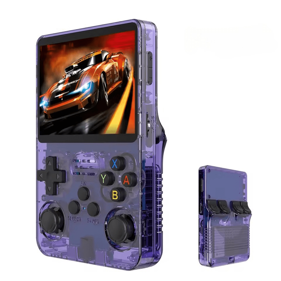 Portable Gaming System with 10,000+ Classic Arcade & Console Titles – 3.5" Display, 128GB Memory, 4-Hour Battery for Retro Gaming On-the-Go