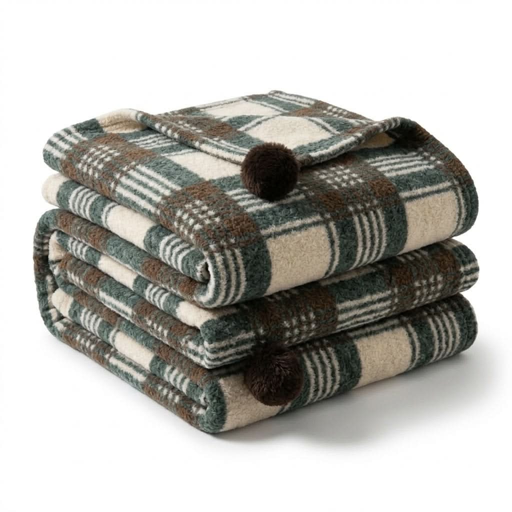 NORDICCOZY – Plaid Blanket for Inviting Home Comfort