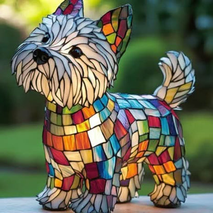 Dog Breed LED Night Light Sculpted Resin Desk Lamp with USB Power for Bedroom, Living Room & Nursery Decor | Accent Lighting for Pet Lovers