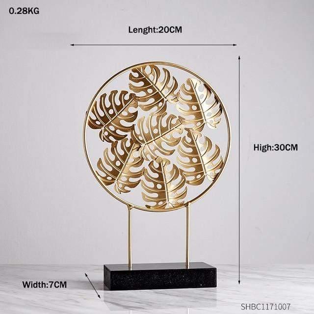 Leaf Decor Sculpture Figurines