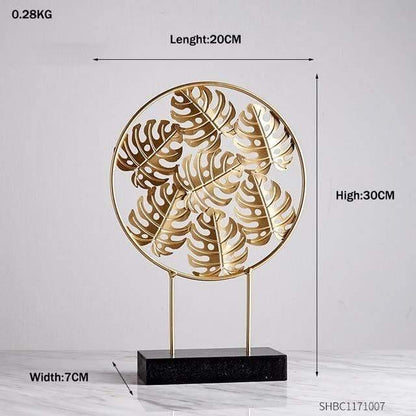 Leaf Decor Sculpture Figurines