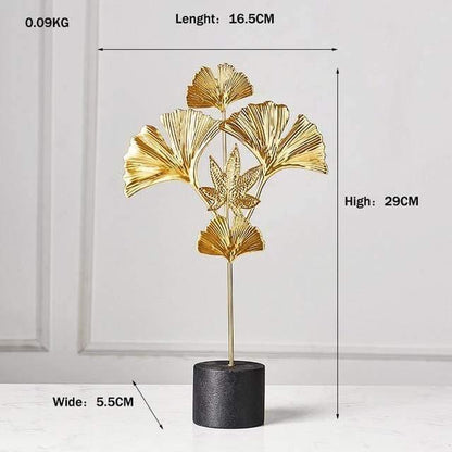 Leaf Decor Sculpture Figurines