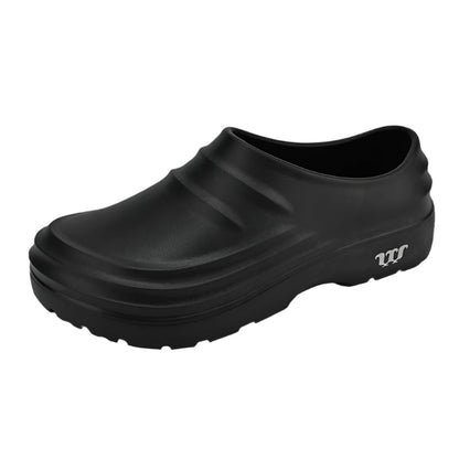 Men's Non-Slip Work Shoes Oil-Resistant Slip-On Kitchen Footwear Lightweight Chef Sneakers Restaurant Safety Shoes