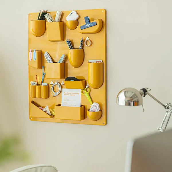 Ortekor Versatile Storage Organizer | Multi-Functional Wall Hanging Rack with Eco-Friendly Design | Ideal for Home & Office Organization