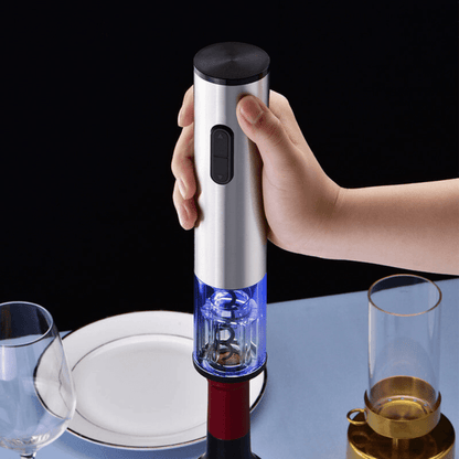 VinoLux Electric Wine Opener - 4-in-1 Functionality, Modern Design
