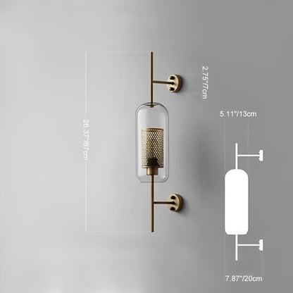 Iron & Glass Sphere Sconce 10 in Black Fixture Warm 3000K E27 Socket Bedroom Hallway Reading Nook Ambient Lighting for Modern Industrial Far