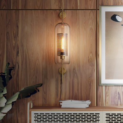Iron & Glass Sphere Sconce 10 in Black Fixture Warm 3000K E27 Socket Bedroom Hallway Reading Nook Ambient Lighting for Modern Industrial Far