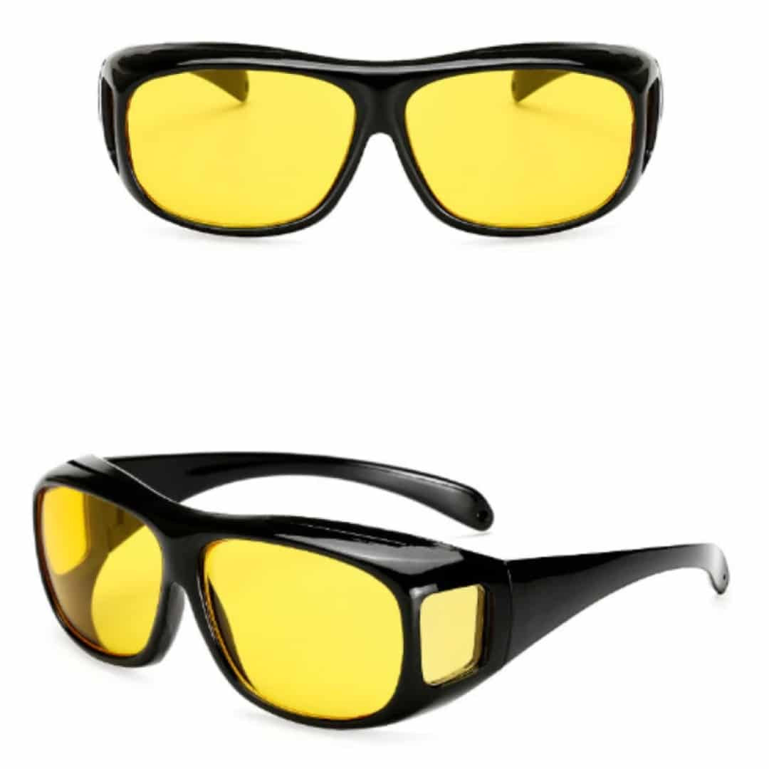 Night Driving Glasses with Anti-Glare Technology – Reduce Headlight Glare & Improve Low-Light Visibility for Safer Nighttime Road Travel