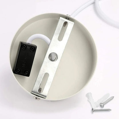 Lámpara de techo de resina texturizada de 9 pulgadas, luz colgante escultural en negro mate, forma orgánica minimalista para isla de cocina o mesa de comedor, cable ajustable