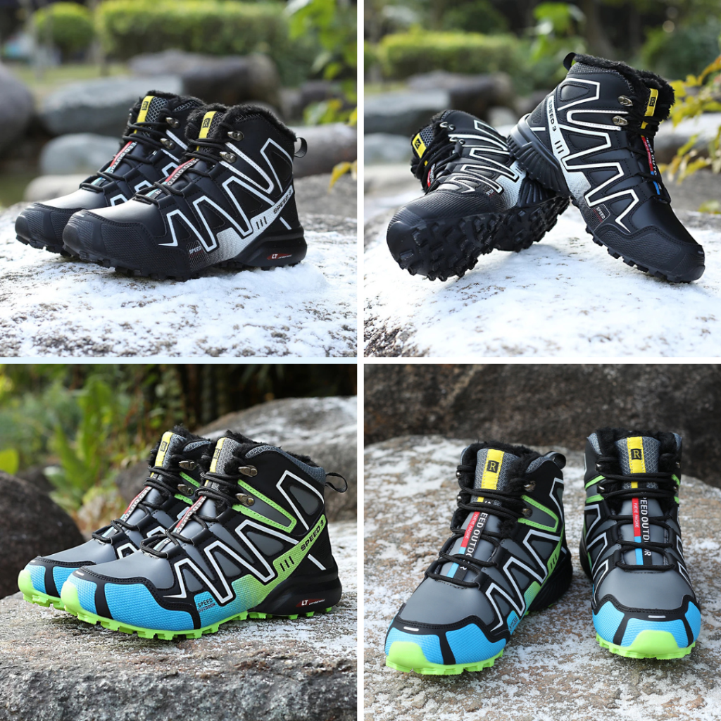 Outdoor Explorer | Botas de senderismo impermeables con suela antideslizante | Comodidad con aislamiento para clima frío
