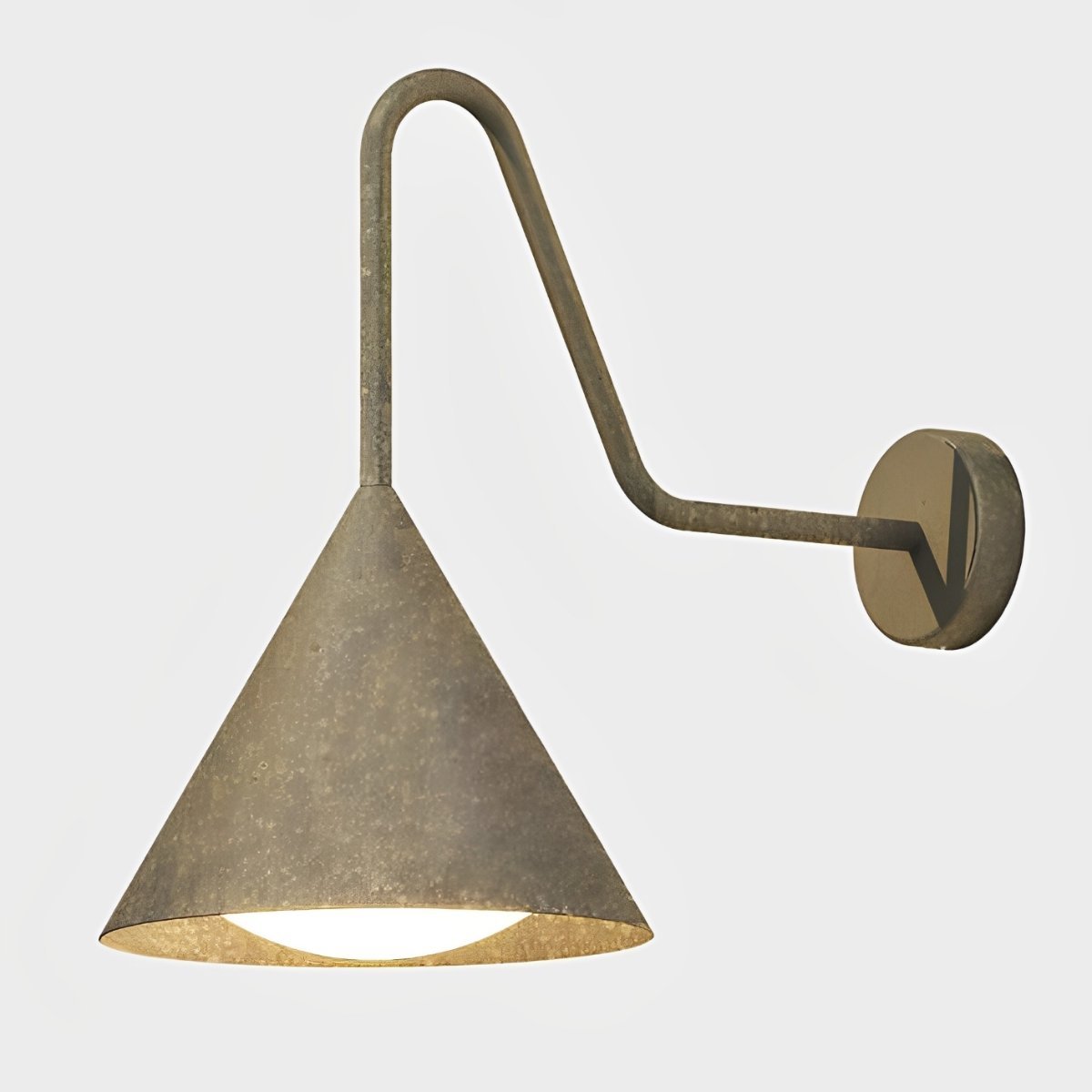 Exterior LED Fixture for Entryway, Deck & Walkway – Weather-Resistant Metal Housing, 3000K Glow – 10 in Bell Design
