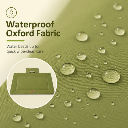 Ortekor Waterproof Outdoor Pet Camping Mat - Foldable Dog Travel Bed for Camping, Car Trunk & Patio, Keeps Pets Off Wet Grass & Dirt