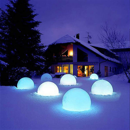 Rechargeable LED Sphere Lamp with Remote Control - 16 Color Changing Modes - IP65 All-Weather Outdoor Indoor Decor for Patio Garden Party Po