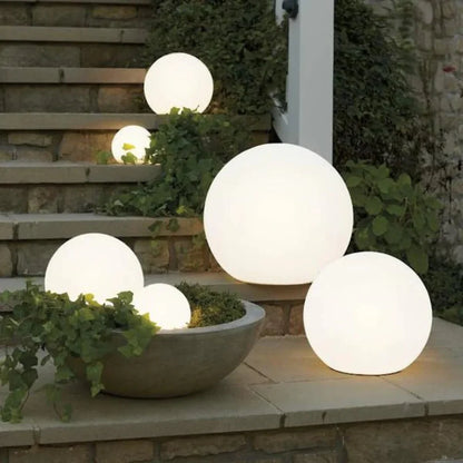 Rechargeable LED Sphere Light 10 Inch 16-Color Remote Waterproof Cordless Patio Garden Decor Indoor Outdoor Mood Lighting Portable Battery P