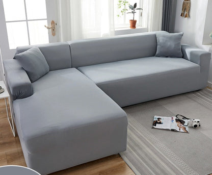 Waterproof Stretch Couch Slipcover for Living Room - Elastic Furniture Protector for Sofas with Pets Kids