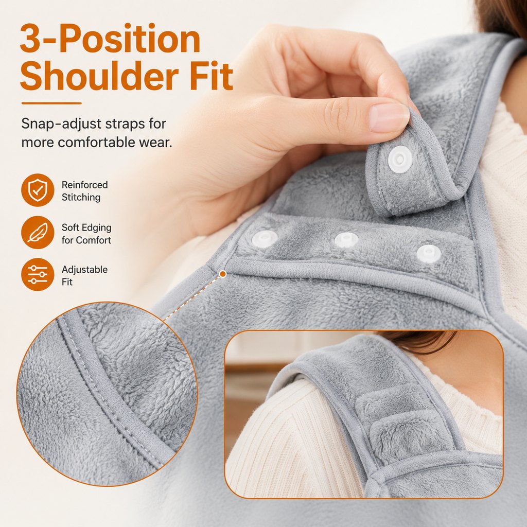 Ortekor Wearable Cat Cuddle Apron for Reading & Working at Home - Soft Plush Lap Pouch Helps Keep Cats Cozy and Fur Off Clothes
