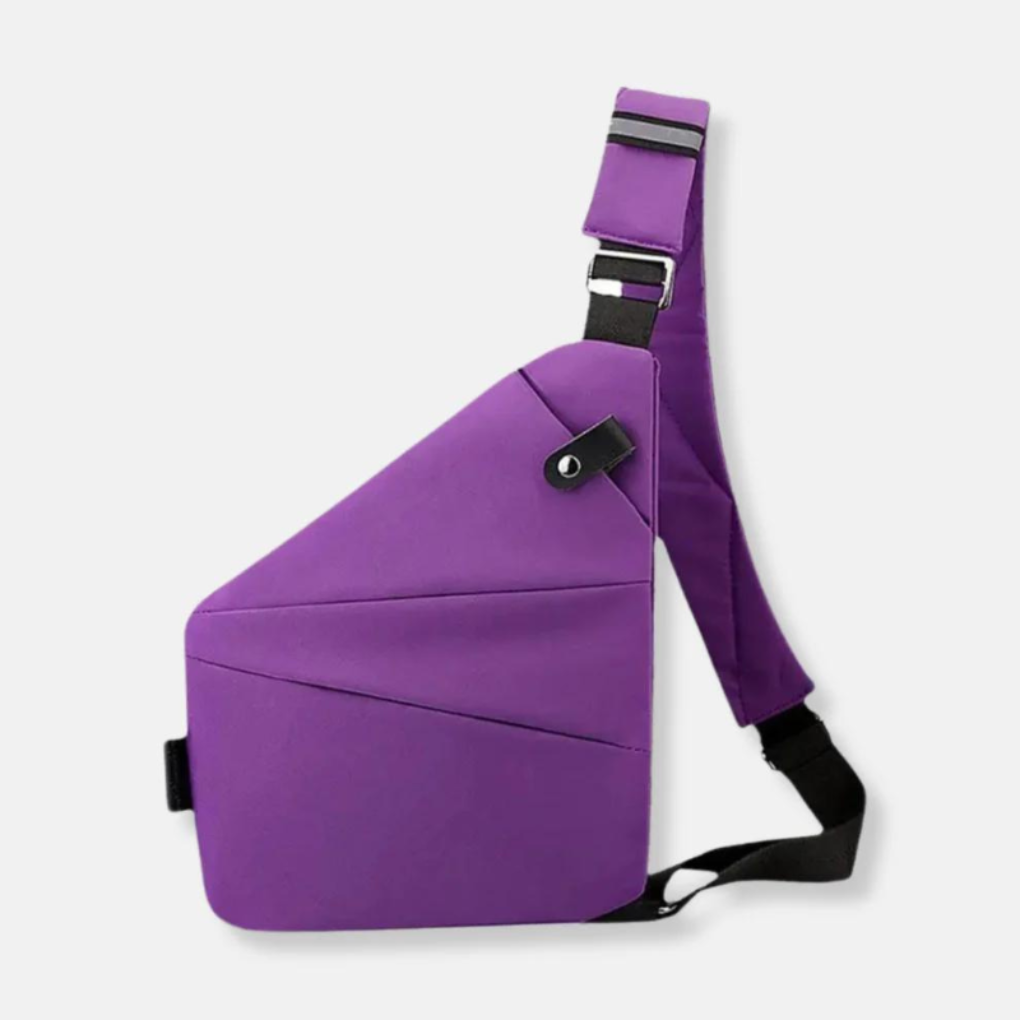 Crossbody Sling Bag with RFID Blocking & Cut-Proof Strap – Hidden Zipper Security Pack for Travel, Commute & Everyday Carry