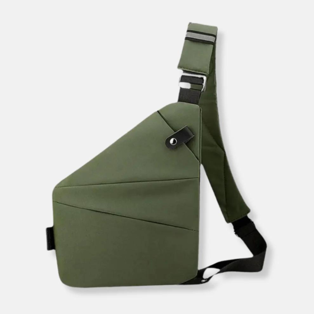 Crossbody Sling Bag with RFID Blocking & Cut-Proof Strap – Hidden Zipper Security Pack for Travel, Commute & Everyday Carry