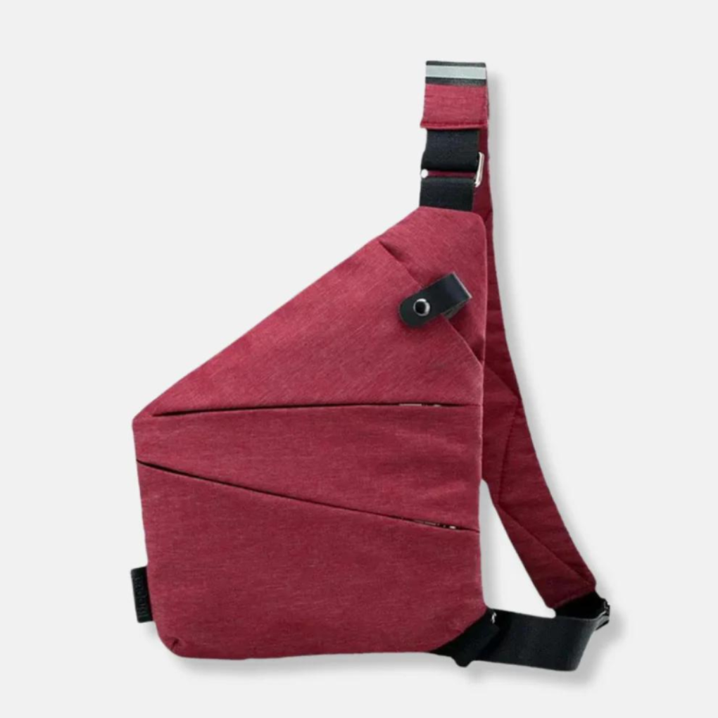 Crossbody Sling Bag with RFID Blocking & Cut-Proof Strap – Hidden Zipper Security Pack for Travel, Commute & Everyday Carry
