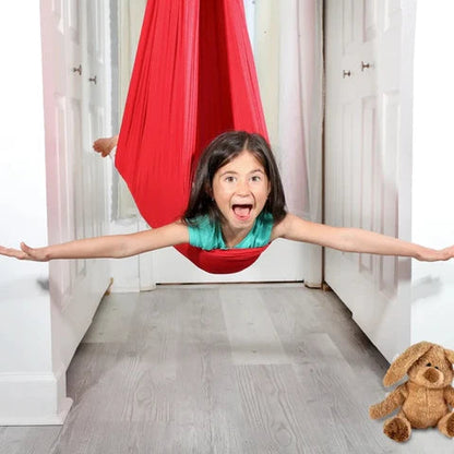 Columpio de interior para niños | Diseño de hamaca acogedora con instalación sencilla | El refugio perfecto para relajarse y jugar